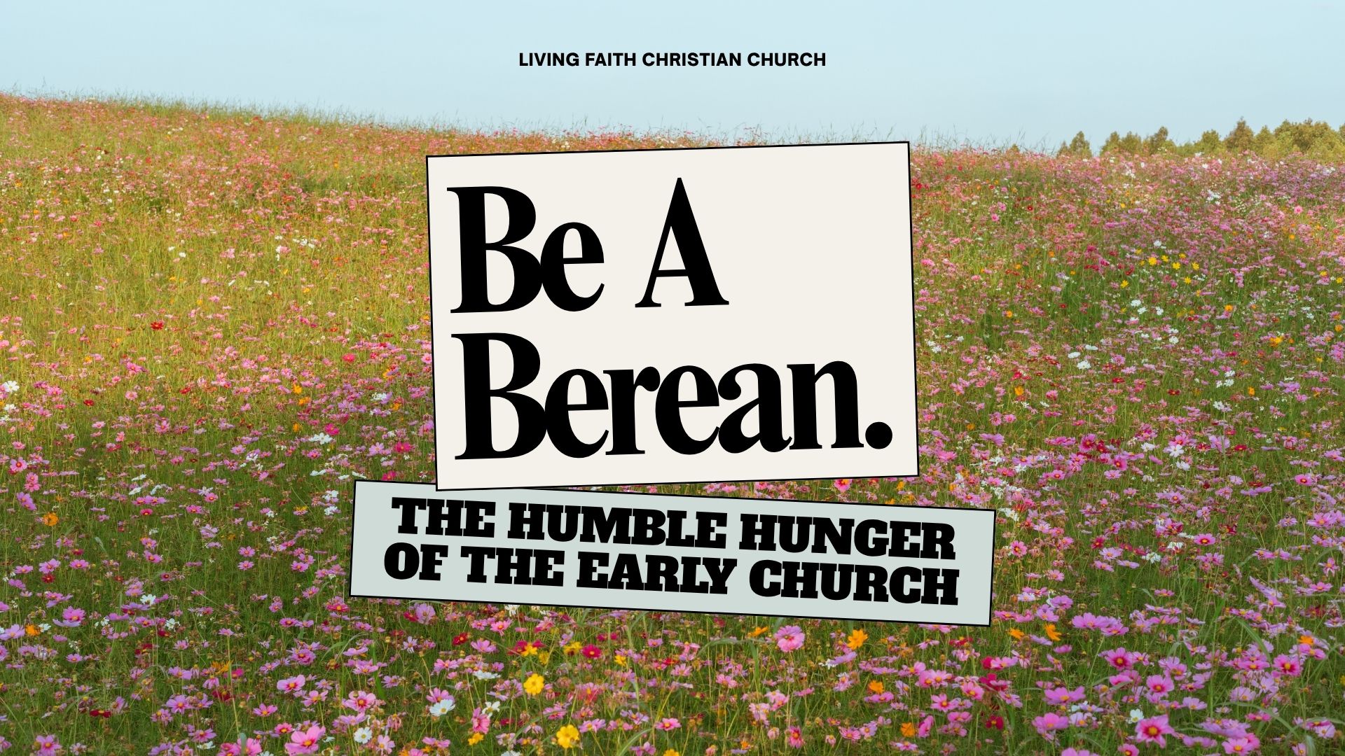 Be A Berean sermon artwork